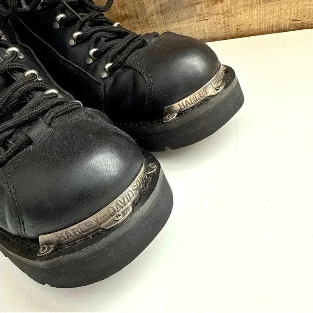 Harley Davidson Men's Electron Leather Motorcycle Casual Boots